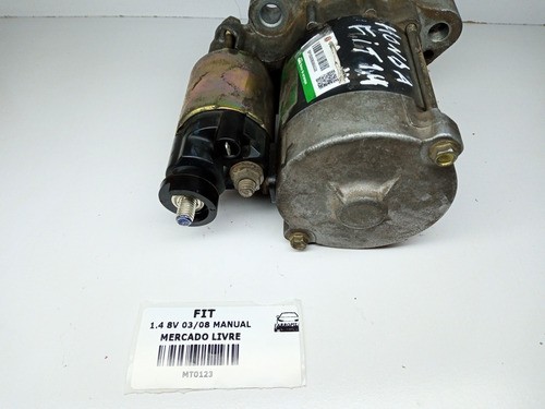 Motor Arranque / Partida Honda Fit 1.4 8v 03/08 Manual 