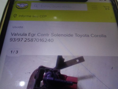  Valvula Egr Solenoide Corolla 1997