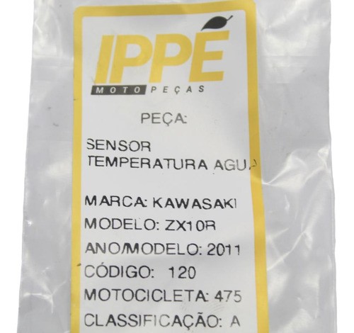 Sensor Temperatura Agua Kawasaki Zx10r (475) 2011