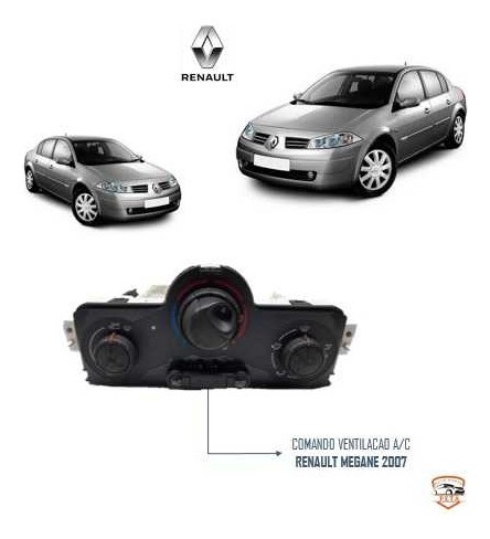 Comando Ventilacao A/c Renault Megane 2007