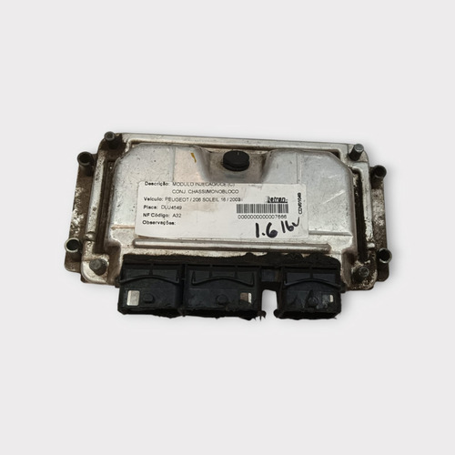 Módulo Injeção Bosch Peugeot 206 1.6 16v Citroen C3 03 2009