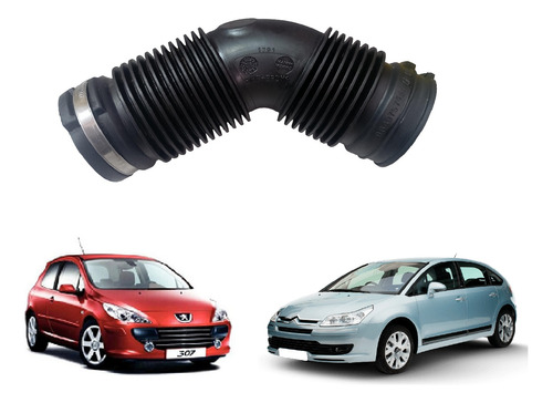 Mangueira Filtro De Ar Peugeot 307 408 Citroen C4 2.0 16v