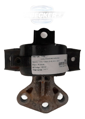 Coxim Direito Motor Onix 1.0 Joy Black 2021 - 95032352