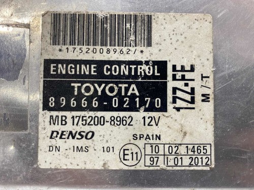 Modulo Injeção Toyota Corolla / Filder - 8966602170