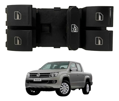 Comando Botão Vidros D.e Amarok 2010 2018 1k4959857b