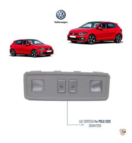 Luz Cortesia Teto Vw Polo Virtus T-cross 2018 2019 2020 2021