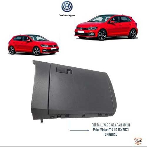 Porta Luvas Volkswagen Polo Virtus 2017 2018 2019 2020 2021