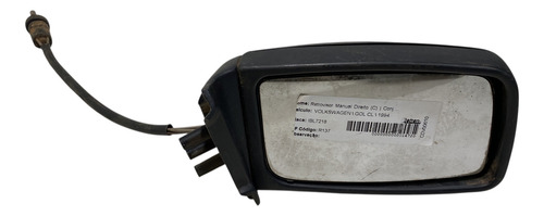 Espelho Retrovisor Manual Vw Santana Quadrado Lado Direito