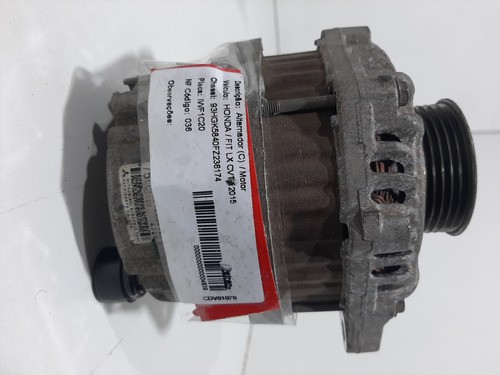 Alternador Honda Fit City 1.5 16v 2015 2016 2017 2018 2019