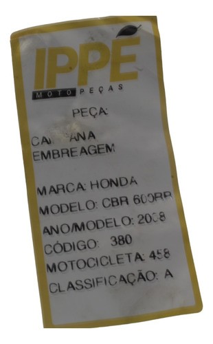 Campana Embreagem Cbr 600rr (458) 2008