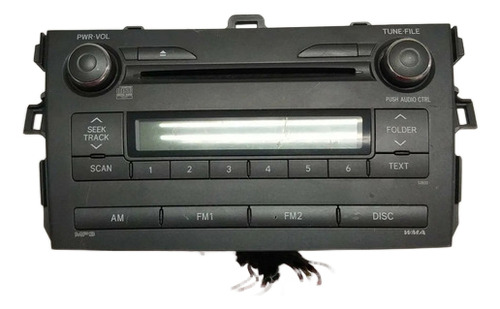 Radio Som Cd Player Toyota Corolla 2009 A 2014 8612002850a