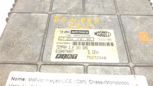 Módulo De Injeção Fiat Tempra 2.0 16v Gasolina 6160074007