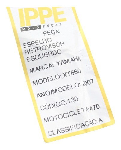 Espelho Retrovisor Esquerdo Xt 660 (470)