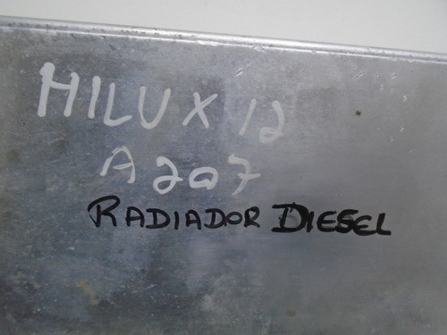 Radiador Oleo Diesel Hilux 2012 