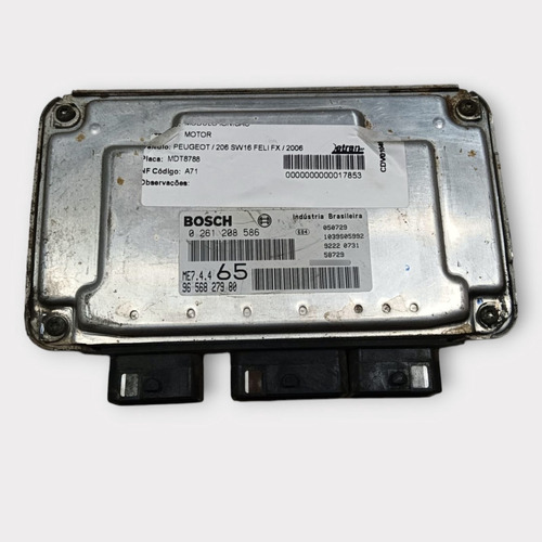 Modo De Injeção Peugeot 206 1.6 16v 2003 A2009