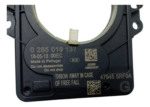 Sensor De Ângulo Nissan Kicks  Versa 2019  0265019137
