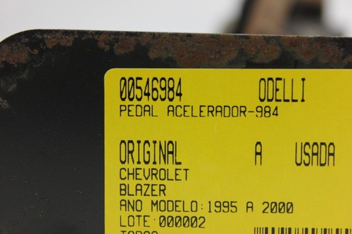 Pedal Acelerador Blazer 95/00 (984)