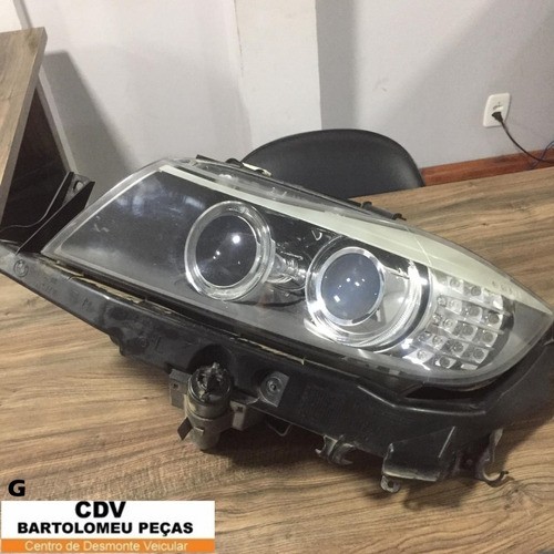 Farol L.e Bmw 320i 10/11 Com Esguicho E Com Modulo