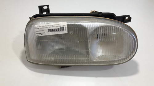 Par Farol Dianteiro Vw Golf Mk3 Gti Glx 94 Até 98 Foco Duplo