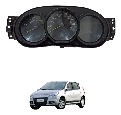 Painel Instrumento Renault Sandero Logan 1.0 16v 2012 Usado