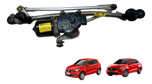 Motor + Armação Galhada Limpador Parabrisa Argo Cronos 17/23