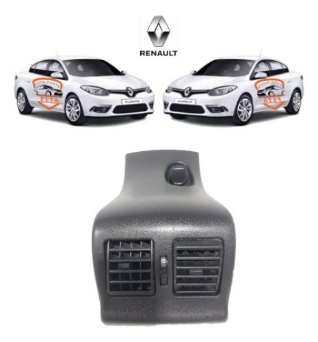 Moldura Console / Difusor De Ar Renault Fluence 2014