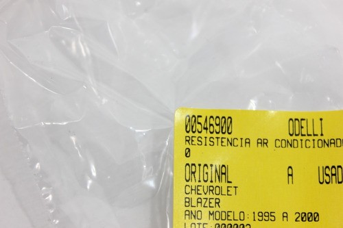 Resistência Ar Condicionado Blazer 95/00 Usado (900)