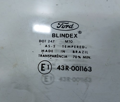 Vidro Fixo Traseiro Esquerdo Ford Fiesta 1999 Cxf19 (s)