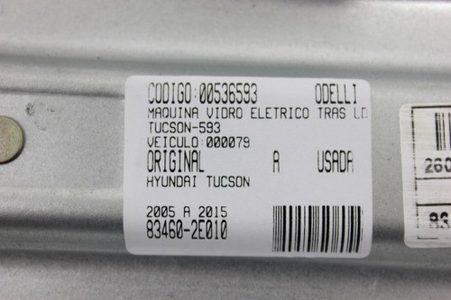 Máquina Vidro Elétrico Tras Ld Tucson 05/15 Usado (593)