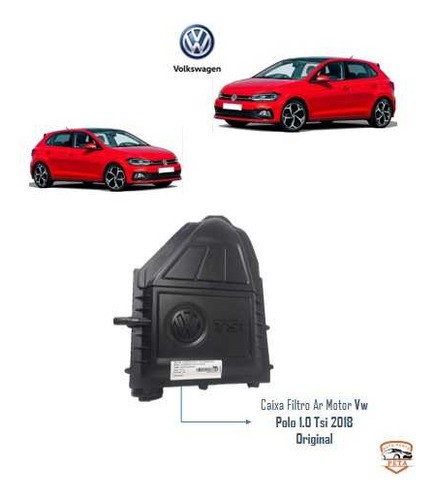 Caixa Filtro Ar Vw Polo Tcross 1.0 Tsi 2018 2019 Original