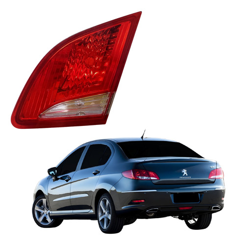 Lanterna Tampa Peugeot 408 2011 2012 2013 2014 Direito Usada