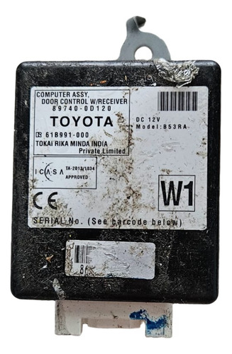Módulo Central Toyota Etius 1.5 2012/19 Original 897400d120