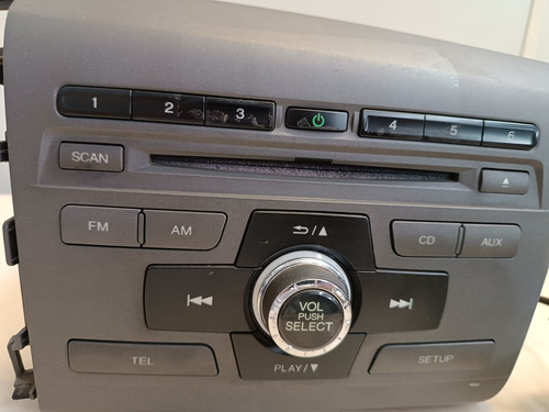 Rádio Som Cd Player Automotivo Civic 2012 2013 2014 A 2016