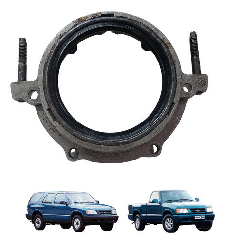 Suporte Flange Retentor Virabrequim S10 Blazer V6 Vortec 4.3