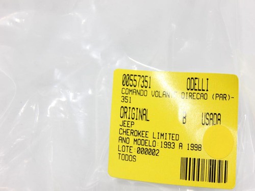 C/ando Volante Direção (par) Cherokee Limited 93/98 Us (35