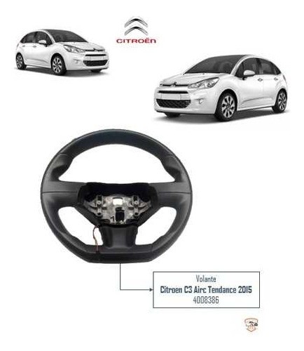 Volante Citroen C3 Airc Tendance 2015 4008386