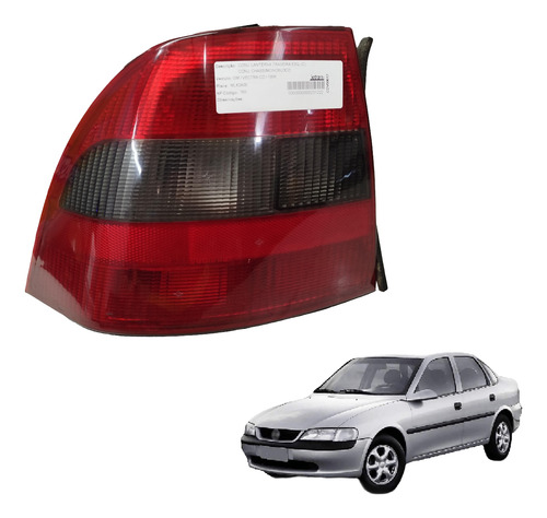 Lanterna Traseira Gm Vectra 97 98 99 Esquerdo Fume Usada