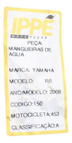 Mangueira Água  Yamaha Yzf R6 (453)