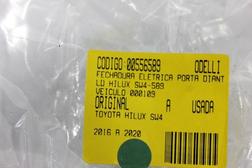 Fechadura Elétrica Porta Diant Ld Hilux Sw4 16/20 Usado (589