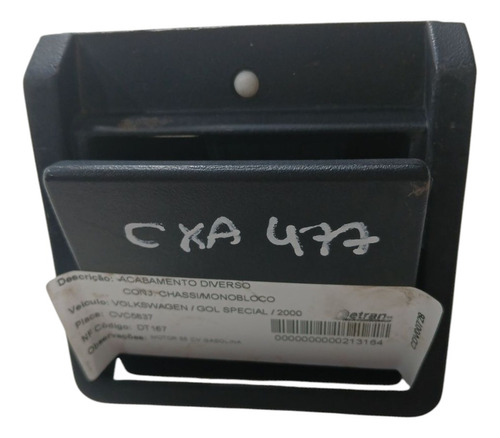 Cinzeiro Console Central Vw Gol Bola 2000 (ap) Cxa 477