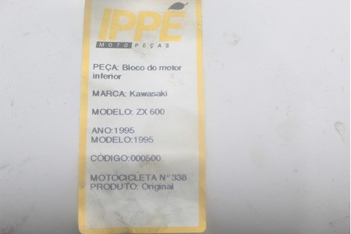 Bloco Do Motor Inferior Kawasaki Zx 600 (338)