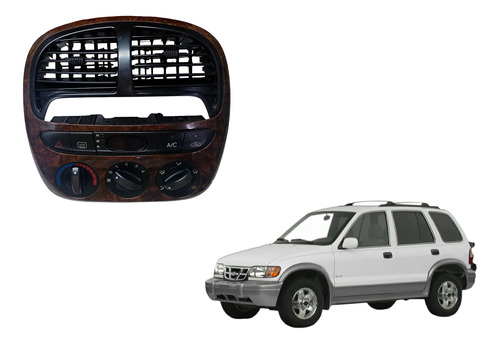 Moldura Painel Comando Botão Ar Condicionado Sportage 98 02