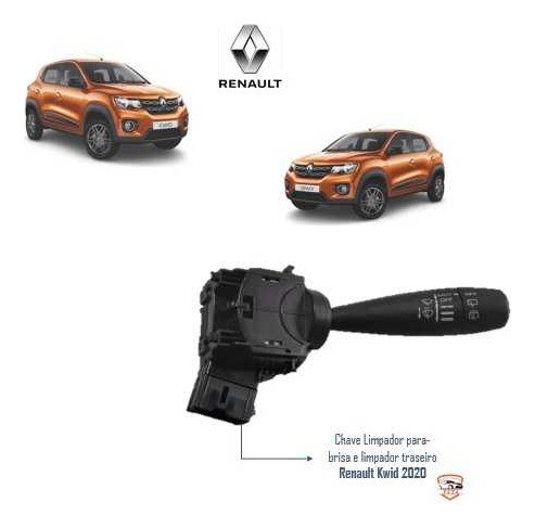 Chave  Limpador Para-brisa + Traseiro Renault Kwid 2020 