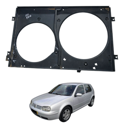 Defletor Ventoinha Radiador  Golf 1999 A 2010 Com Dtl (ap)