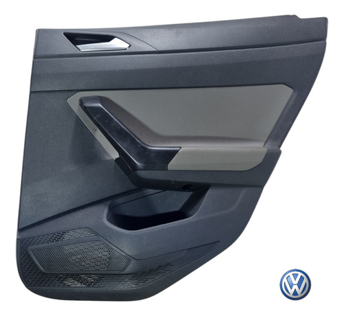 Forro De Porta Traz. L.d Vw Polo Virtus 2016 A 2021