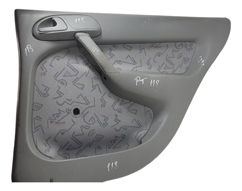 Forro De Porta Traseira Direita Vw Gol/ 2001 (al) Pt118