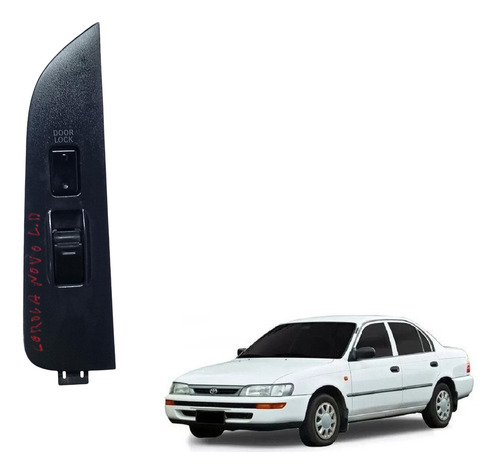 Botão Vidro Elétrico Porta Dianteira Direita Corolla 93 A 97