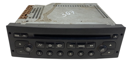 Rádio Cd Player Original Peugeot 206 207 307 Psarcd10004