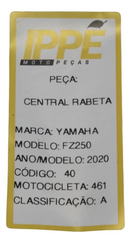 Central Rabeta Yamaha Fazer 250 (461) 2020