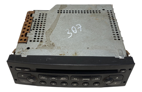 Rádio Cd Player Original Peugeot 206 207 307 Psarcd10004